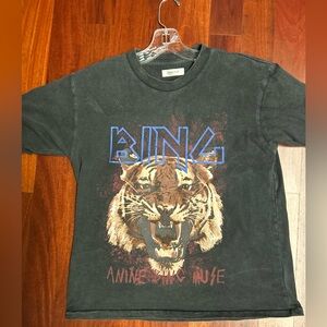 Anine Bing Tiger Graphic Tee - Black